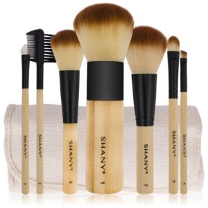 Bamboo Makeup Brush Set